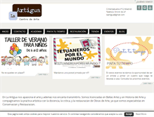 Tablet Screenshot of laartigua.com.es